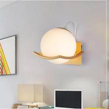 Luminária de cabeceira estilo nórdico, iluminação criativa simples para parede de hotel, iluminação led para banheiro e ambientes internos 2024 - compre barato