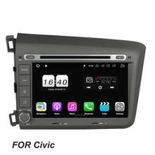 8" TDA7851 Android 8.1 For Honda Civic 2012 1024*600 2GB RAM Octa Core Car DVD Player GPS navi Map Radio tuner wifi 4G car radio 2024 - buy cheap