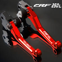 Cnc motocicleta alavanca da embreagem do freio motocross bicicleta sujeira freios alavancas para honda crf250l crf 250 l 2012 2013 2014 2015 2016 2017 2024 - compre barato