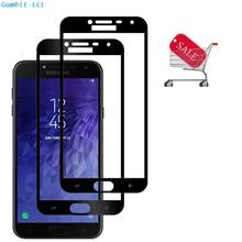 2 шт полное покрытие из закаленного стекла для samsung Galaxy J4 J6 J4 + J6 + Plus 2018 Защитная пленка для экрана