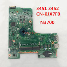 Alta qualidade para dell 3452 3552 portátil placa-mãe CN-0JX7F0 0jx7f0 jx7f0 14279-1 pwb: 896x3 com cpu n3700 100% completamente testado 2024 - compre barato
