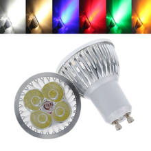1X Super Bright GU10 9W 12W 15W 220V LED spotlight Bulb Yellow/Red/Green/Blue/Warm/Cool White MR16 12V LED light down light lamp 2024 - buy cheap