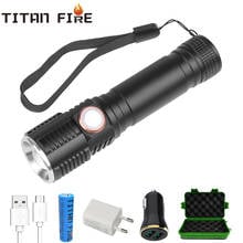 T20 LED Flashlight Rechargeable T6 8000LM LED Torch Waterproof 3 Modes Bike Light 18650 Lantern Camping Hiking Lamp Dropshipping 2024 - buy cheap