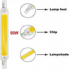 40W 30W 20W 15W R7S LED Glass Tube COB Bulb 78MM 118MM Corn Lamp J78 J118 Replace Halogen Lighting 60W 100W AC 220V Lampadas R7s 2024 - buy cheap