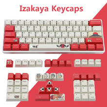 Teclas PBT para teclado mecánico y óptico, 61/87/104 teclas, sublimación, OEM/XDA, perfil lzakaya japonés 2024 - compra barato