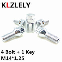 1 SET M14 1.25Wheel Lock Bolt Tires Anti-theft Screws Nut For BMW F30 F35 F80 F31 F34 320 328 335 318 316 330 325 i d xDrove M3 2024 - buy cheap