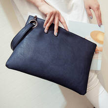 Fashion Solid Women's Clutch Bag Leather Women Envelope Bag Clutch Evening Bag Female Clutches Handbag Immediately Shipping 2024 - buy cheap