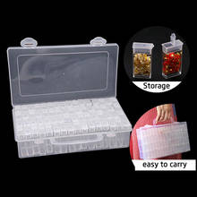 Clear Plastic Storage Boxes for Jewelry Diamond Embroidery Craft Bead Pill Organizer Storage Container 24/42/64/84/124 Slots 2024 - buy cheap