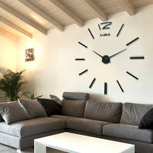 Modern Design Mini DIY Large Wall-Clock Sticker Mute Digital 3D Wall Big Clock Living Room Home Office Decor Ornaments 2024 - buy cheap