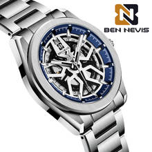 BENNEVIS Mens Watches Top Brand Luxury Skeleton Watch Men Business Waterproof Luminous Fashion Male Clock Relogio Masculino 2024 - buy cheap