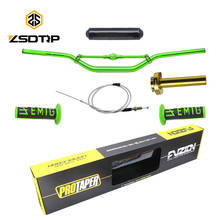ZSDTRP Motorcycle Handlebar For PRO Taper Pack Bar 1-1/8" Handle bar Pads Grips Throttle Cable Motocross Dirt Pit Bike CNC 28mm 2024 - buy cheap