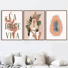 Pintura en lienzo de arte para pared, carteles nórdicos e impresiones, imágenes de pared para decoración de sala de estar, Vintage, moda abstracta 2024 - compra barato