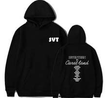 Sudadera con capucha con estampado de todos los nombres de miembros, ropa de calle Harajuku, jersey de hip hop, k-pop Seventeen In Cart, nueva llegada 2024 - compra barato