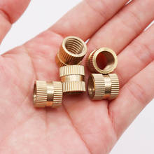 100pcs/50pcs/10pcs M1 M1.2 M1.4 M2 M2.5 M3 M4 M5 M6 M8 M10  Brass insert nut Injection Molding Brass Knurled Thread Inserts Nuts 2024 - buy cheap