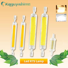 Kaguyahime R7s LED COB Dimmable Lamp 220V 110V 135mm 118mm 78mm LED R7S Bulb 2835 SMD Lamp Replace Halogen Light Spotlight Bulb 2024 - купить недорого