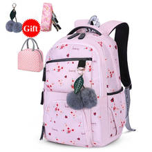 Lightweight Teens Backpack for School Girls Kids School Bookbag Student Backpack Flower Prints Children Elementary School Bags 2024 - buy cheap