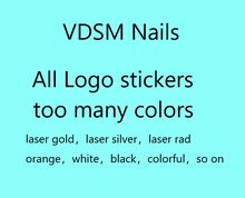 10pcs VDSM  logo SUIT Nail Stickers Designs Gummed 3D Nail Art Stickers Decals Makep Art Decorations 2024 - buy cheap