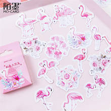 45pcs/pack Flamingo Totem Stationery Stickers Pack Posted It Kawaii Planner Scrapbooking Memo Stickers Escolar School Supplies 2024 - buy cheap