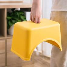 Creative Thicken Plastic Stools Living Room Non-slip Bath Bench Children Step Stool Changing Shoes Stool Kids Furniture Pouf 2024 - buy cheap