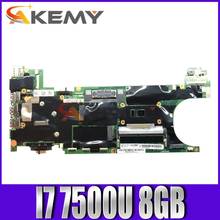 Akemy-placa base para portátil Lenovo ThinkPad T470S, NM-B081, CPU I7 7500U, 8GB de RAM, FRU, 01YR134, 01ER308, 01ER309, 01ER310 2024 - compra barato