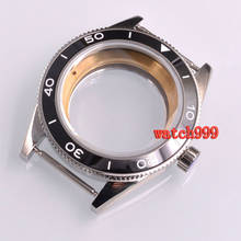 41mm Brushed watch Case ceramic Bezel Sapphire Glass Fit ETA 2824 2836 miyota 8205 8215 DG 2813 Movement 2024 - buy cheap