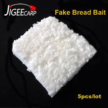 JIGEECARP  5pcs Carp Fishing Artificial Soft Bait Sliced Buoy Float Fishing Lures Fake Bread Tackle For Carp Coarse Fishing 2024 - buy cheap