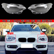 Cubierta de cristal para faros delanteros de coche, cubierta de carcasa para BMW serie 1, F20, 116i, 118i, 120i, 2012, 2013, 2014 2024 - compra barato