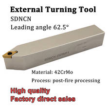 SDNCN-portaherramientas de torneado externo, cortador de torno CNC SDNCN1212H07 sdncn16h07 SDNCN2020K07 para insertos de torneado DCMT070204 2024 - compra barato