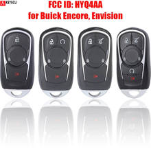 Ключ дистанционного управления для автомобиля KEYECU, 3/4/5 кнопки, 315 МГц, для Buick Encore Envision 2017, 2018, 2019, 2020 FCC: HYQ4AA 2024 - купить недорого