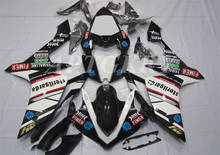 Novo kit de carenagem de motocicleta em plástico abs, serve para yamaha, yzf, r1, 2007, 2008, com tinta branca e preta 2024 - compre barato