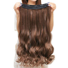 Soowee 20 цветов вьющиеся коричневые черные волосы для наращивания синтетические волосы на заколке для женщин 2024 - купить недорого