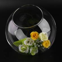 Transparent Glass Ball Vase Multi Use Flower Hydroponic Vase Micro Landscape DIY Bottle Candlestick Home DIY Decor Drop ship 2024 - buy cheap