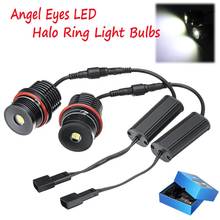 80W Angel Eyes Error Free LED Halo Ring Light Bulbs For BMW E39 E53 E60 E63 Super Bright Car Front Light Lamp Headlight 2024 - buy cheap