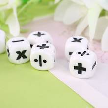 Dados matemáticos para jugadores, juego de mesa, aritmética, Club, Pub, 16mm, D6, 10 unidades 2024 - compra barato