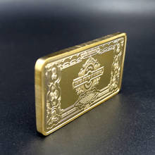 Barra de oro de 24k con caja de regalo para Festival, moneda de Metal americana, barras de oro USD de 2 dólares 2024 - compra barato