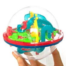 3D Интеллектуальный головоломка-лабиринт, игра для детей, образовательная металлическая игрушка, пластиковая деревянная обучающая творческая детская игрушка от мальчиков и девочек 2024 - купить недорого