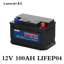 12v100ah bateria recarregável lifepo4 80ah bateria de lítio bloco 12.8v 50ah grande-capacidade de ligação pós enviar carregador 2024 - compre barato