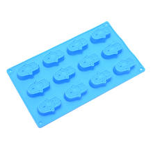 12 Holes Mini HAMSA Lotus In The Palm Soap Khamsah DIY Mold Silicone For Soap Making Hand Of Fatima Mascot Mold 2024 - buy cheap