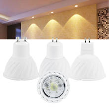 Foco LED GU10 regulable, lámpara MR16 GU5.3 de 7W, COB, 45 ángulos de haz, bombilla blanca fría y cálida, y la Oficina para el hogar, 220V 2024 - compra barato