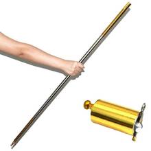 POCKETSTAFF- Stainless Portable Martial Arts Metal Staff 110/150cm Magic Wand Professional Magician Stage Supplies Hot Sale 2024 - buy cheap