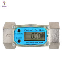 Digital Flowmeter K24 Electronic Liquid Turbine Meter Electronic Diesel Flowmeter 1.5 Inches Fuel Oil Flow Meter 40-280L/MIN 2024 - buy cheap