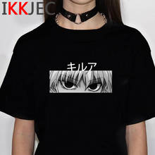 Hunter X Hunter Killua Zoldyck Devil Eye T-shirt Women Harajuku Streetwear T Shirt Kawaii Anime Tshirt Kurapika Top Tees Female 2024 - buy cheap