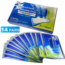 28Pcs/14Pairs Advanced Teeth Whitening Strips Stain Removal for Oral Hygiene Clean Double Elastic Dental Bleaching Strip 2024 - buy cheap