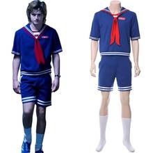 Stranger Things 3 Cosplay Robin Scoops Ahoy Steve Harrington Costume Sailor Uniform Swimsuit Outfit Halloween Carnival Costumes 2024 - buy cheap