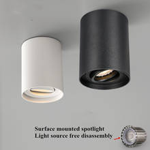 Luminária led rotativa, 9w, 12w e 15w, iluminação para teto gu10, fonte de luz, iluminação de fundo interna 2024 - compre barato