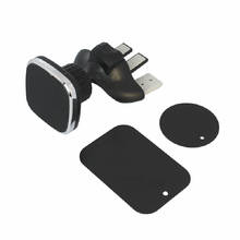 Магнитный автомобильный держатель для телефона с CD слотом вращающийся на 360 Градусов Подставка для вентиляционного отверстия DQ-Drop 2024 - купить недорого