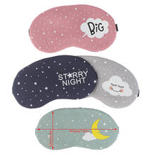 1pc Creative Sleeping Mask Eyepatch Eye Cover Cotton Lovely For Travel Relax Sleeping Aid Eye Patch Shading Eye Mask Unisex 2024 - buy cheap