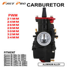 Motorcycle Engine Part Carburetor Carburador Carb PWK 21 24 26 28 30 32 34 MM With Power Jet For Racing Moto Dirt Bike Motocross 2024 - buy cheap