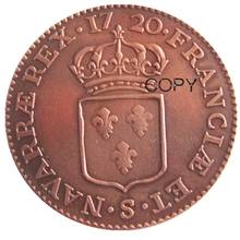 Copia de monedas de cobre de Francia, 1720A, 26mm 2024 - compra barato