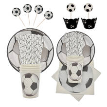 Football Theme Birthday party Decorations kids Favorite Sport  Paper Napkins Cups Balloon Set Baby Shower Boys Party Supplies 2024 - buy cheap